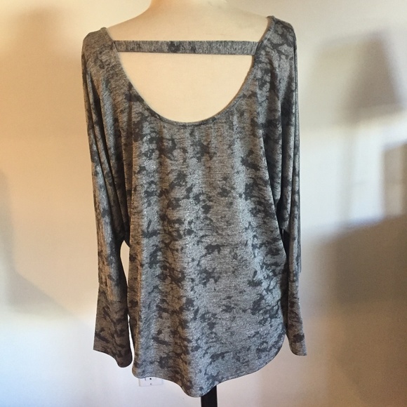 Veronica M Tops - Veronica M Silver/Metallic Top, Size: M